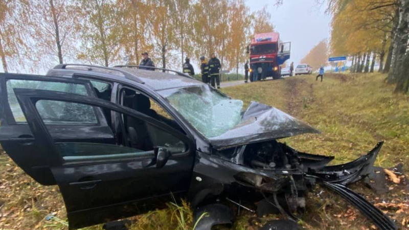 Авария на 130-м километре автодороги Р-3 Логойск-Зембин-Глубокое-граница Латвийской Республики
